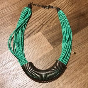 Beaded Statement Necklace